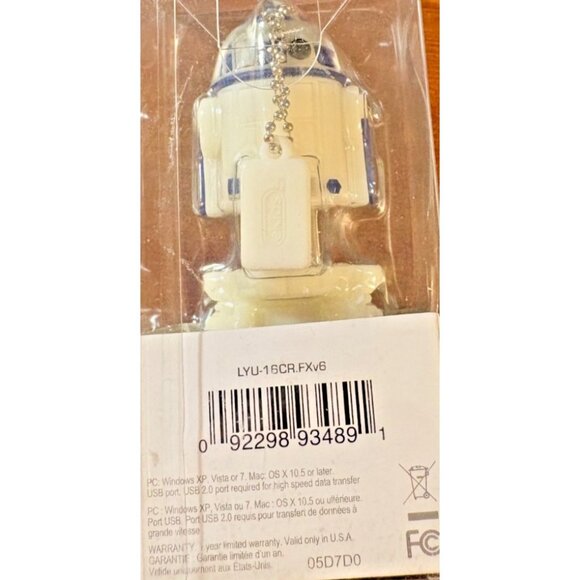 Star Wars R2-D2 16GB USB Flash Drive With Chain Disney Sealed Stocking Stuffer - Picture 7 of 10